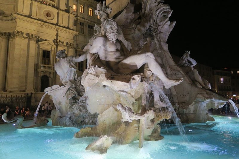 Piazza Navona - Rome - by night