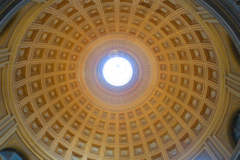 Pio-Clementino Museum - Vatican Museum - Rome - dome