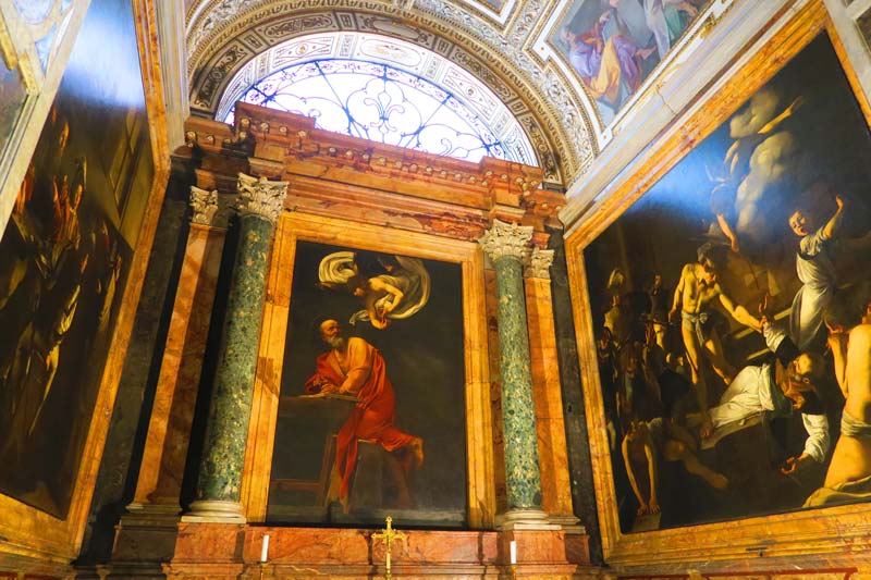 San Luigi dei Francesi - Caravaggio St Matthew - Rome church