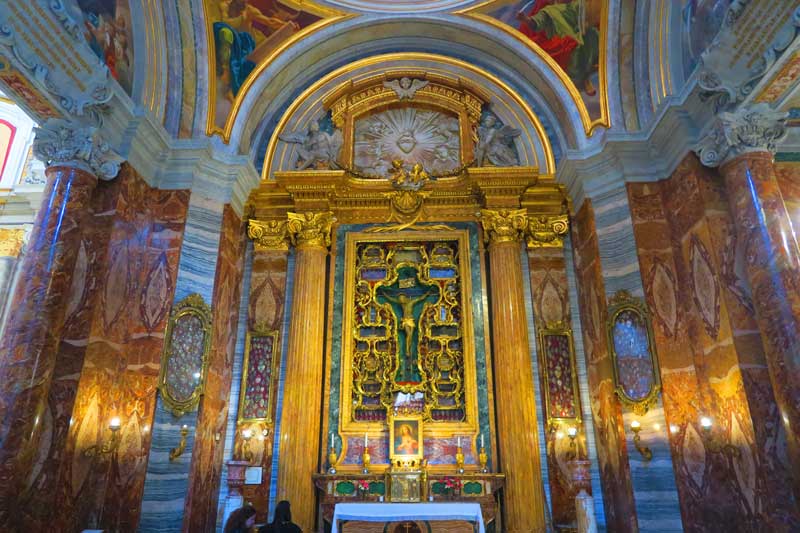 Sant' Ignazio di Loyola - Rome church - altar