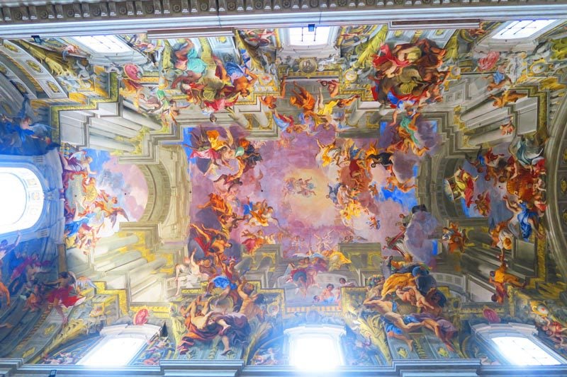 Sant' Ignazio di Loyola - Rome church - fresco ceiling