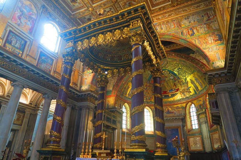 Santa Maria Maggiore - Rome Church - Baldacchino