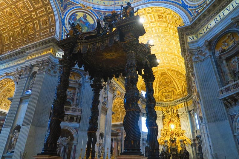 St. Peter’s Basilica - Vatican - Rome - Baldacchino 1