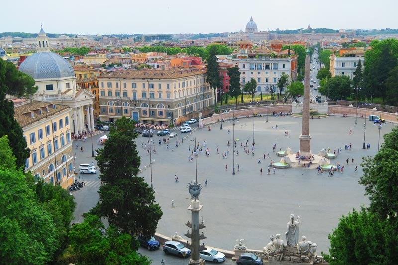 Terrazza del Pincio - Villa Borghese Park Rome