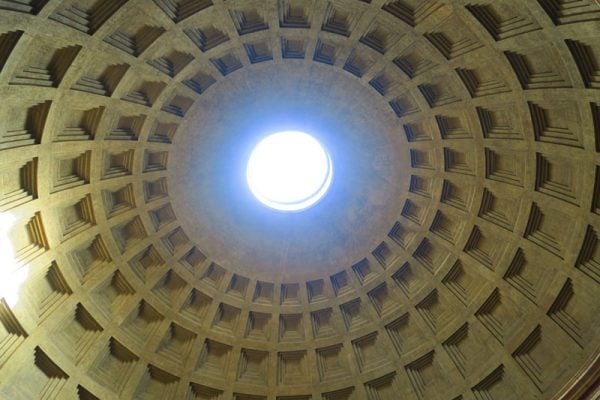 The Pantheon Rome oculus