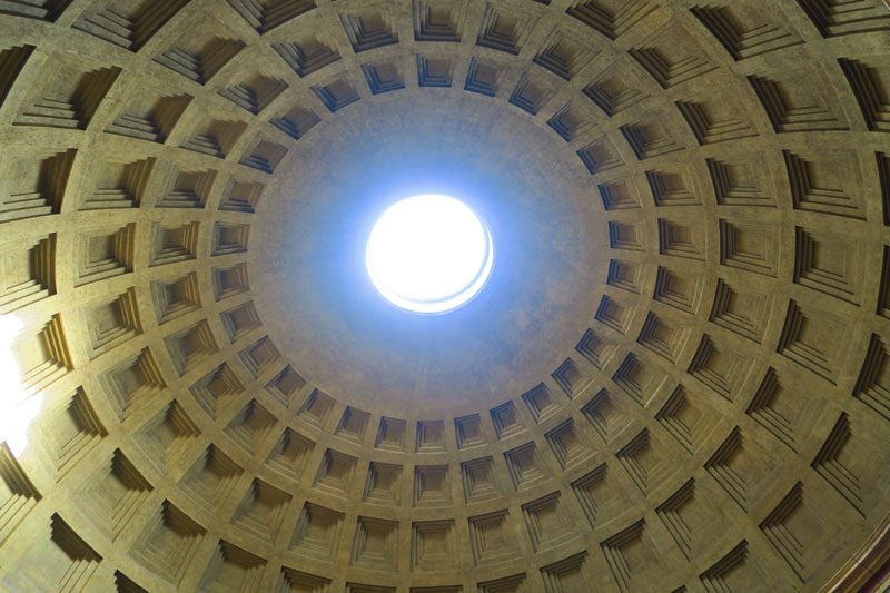 The Pantheon Rome oculus