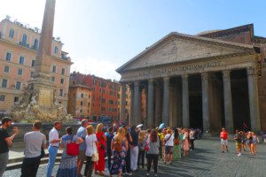 The Pantheon Rome - queues
