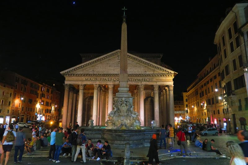 The Pantheon at night - Rome