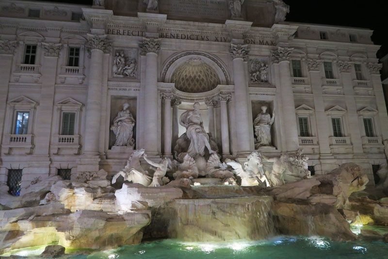 Trevi Fountain - Rome - at night