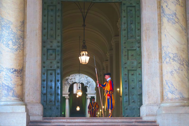 Vatican Guard traditional uniform - Rome