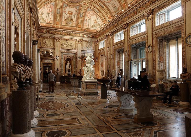Galleria Borghese - best museums in Rome - interior