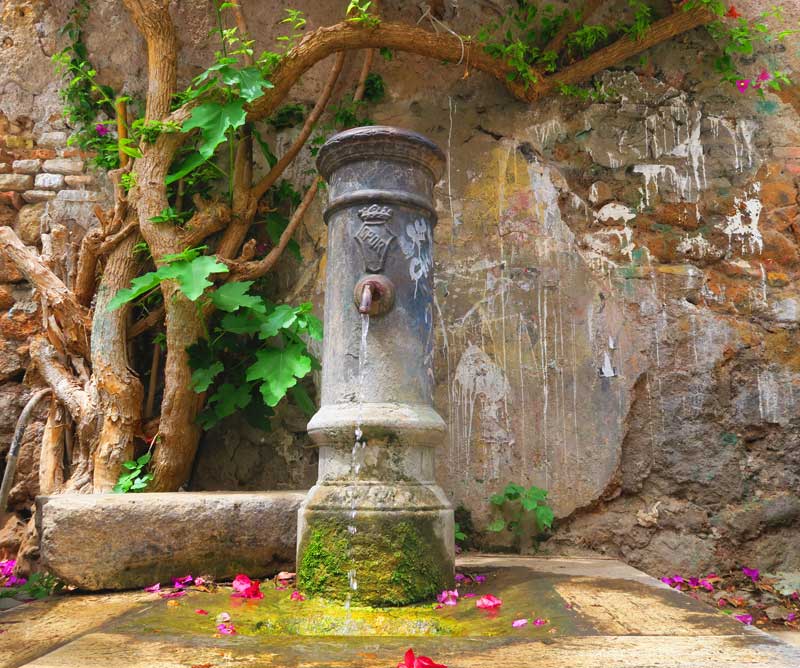 Rome drinking water fountain - Rome Travel Tips