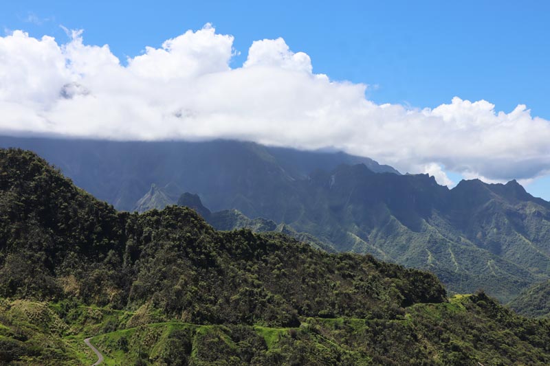 Papenoo Valley Tahiti French Polynesia - mountains 2