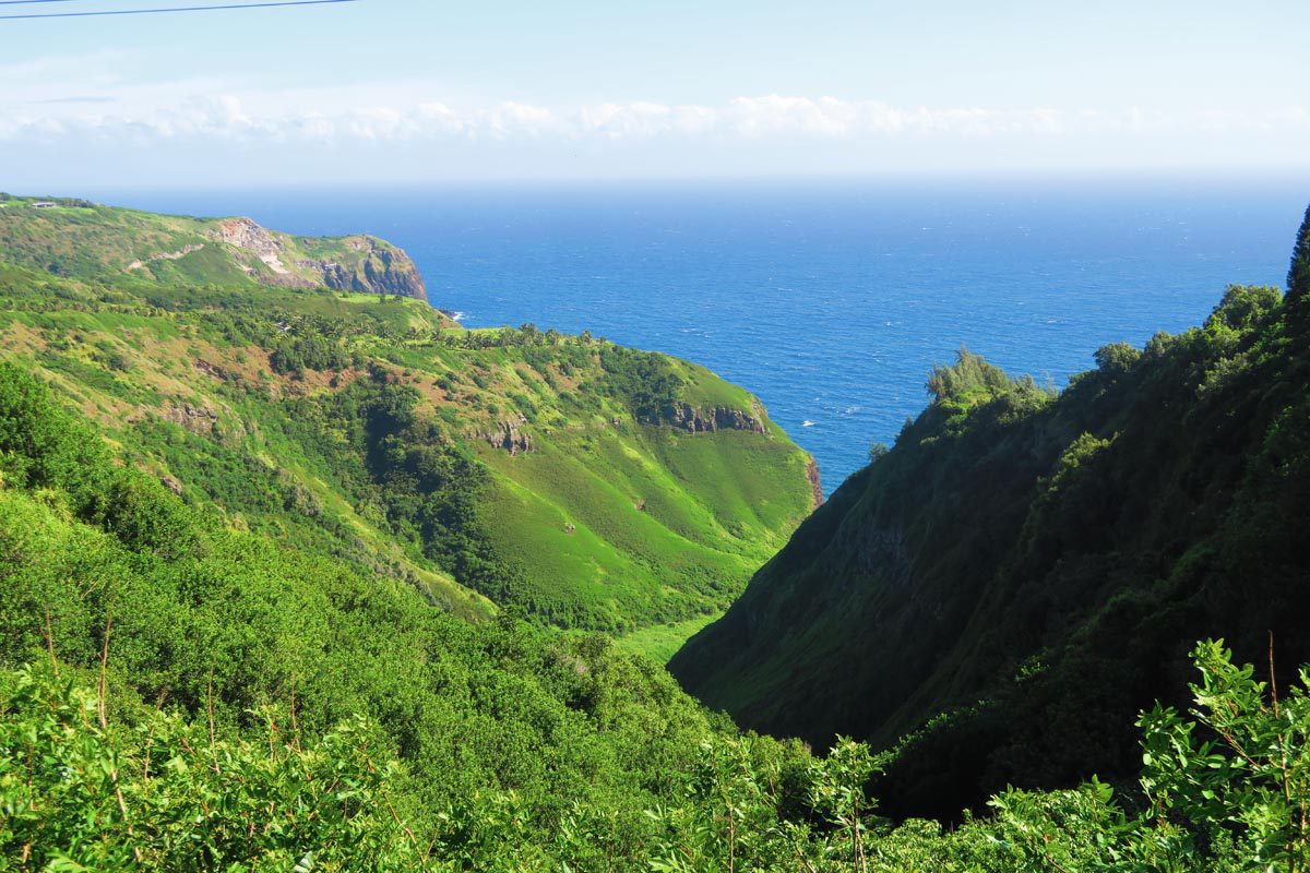 Deep Valley - Kahekili Highway Scenic Drive - Maui - Hawaii
