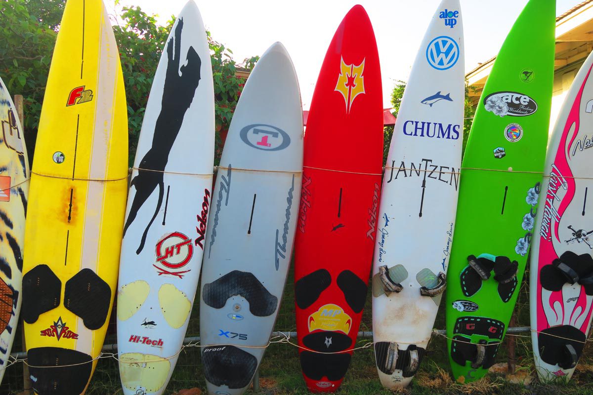 Surfboards in Paia - Maui Hawaii