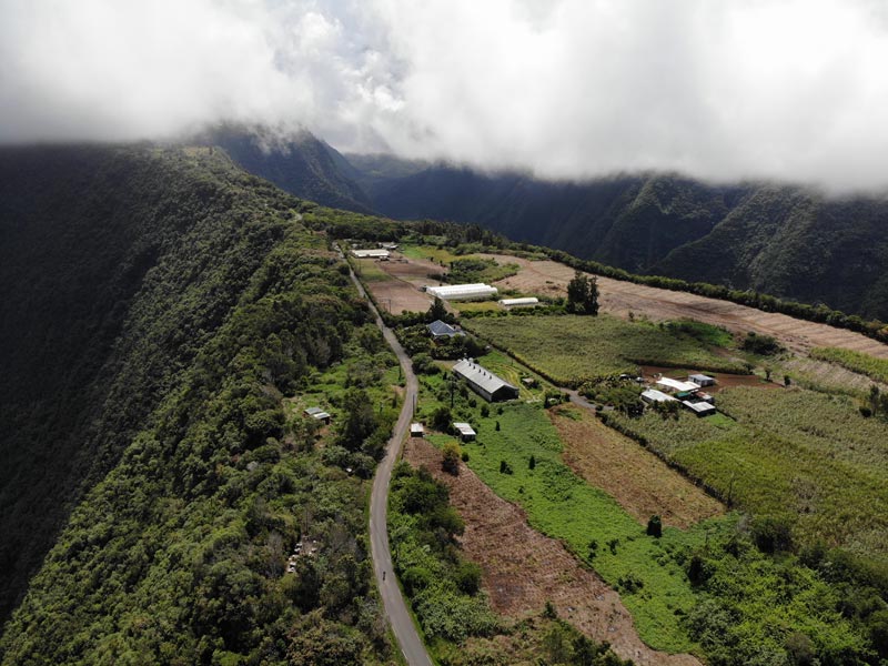 Scenic drive to Grand Coude - Reunion Island