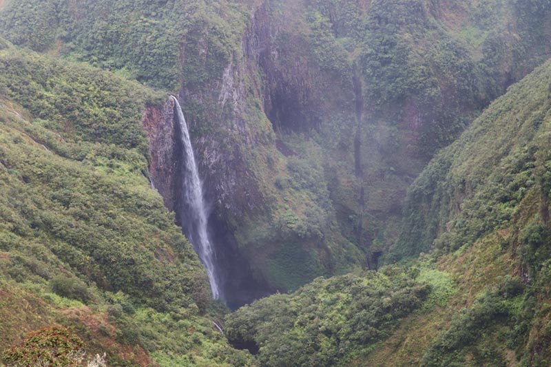 Trou de Fer - Reunion Island highest waterfall - closeup