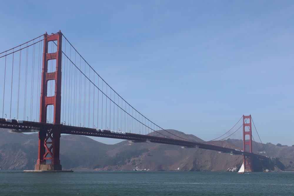 Golden gate bridge from crissy field