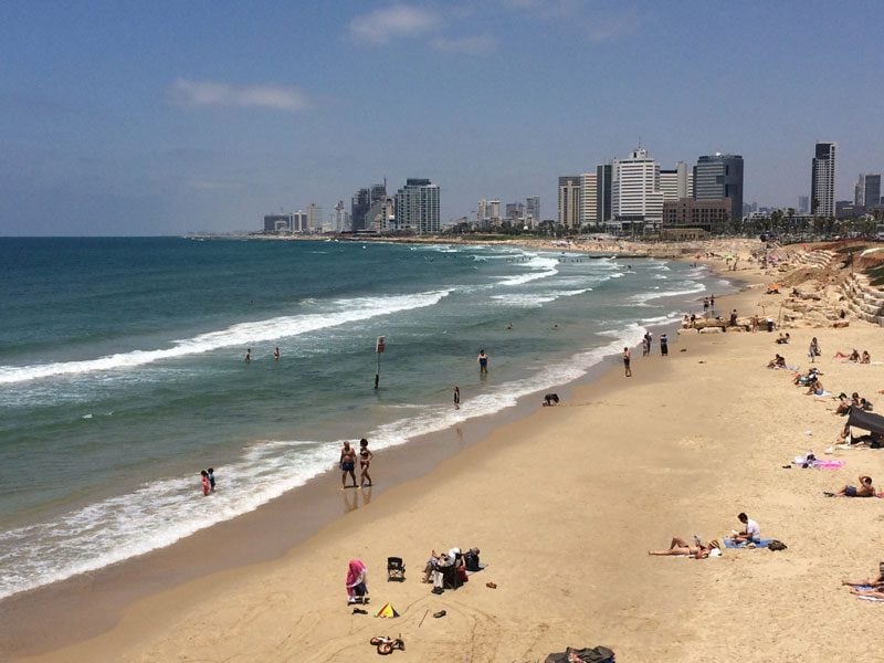 Tel Aviv beach from Jaffa - Israel