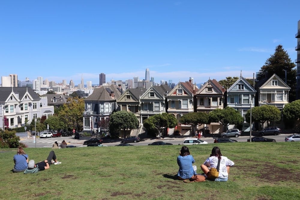 alamo square and painted ladies san francisco