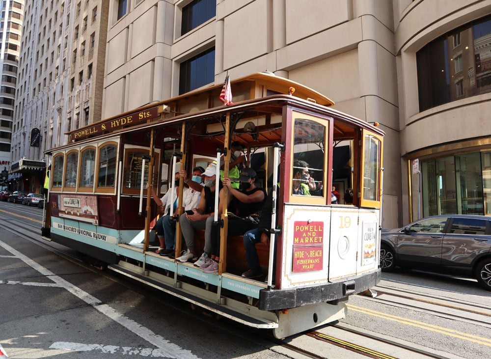 cable car near union square san francisco