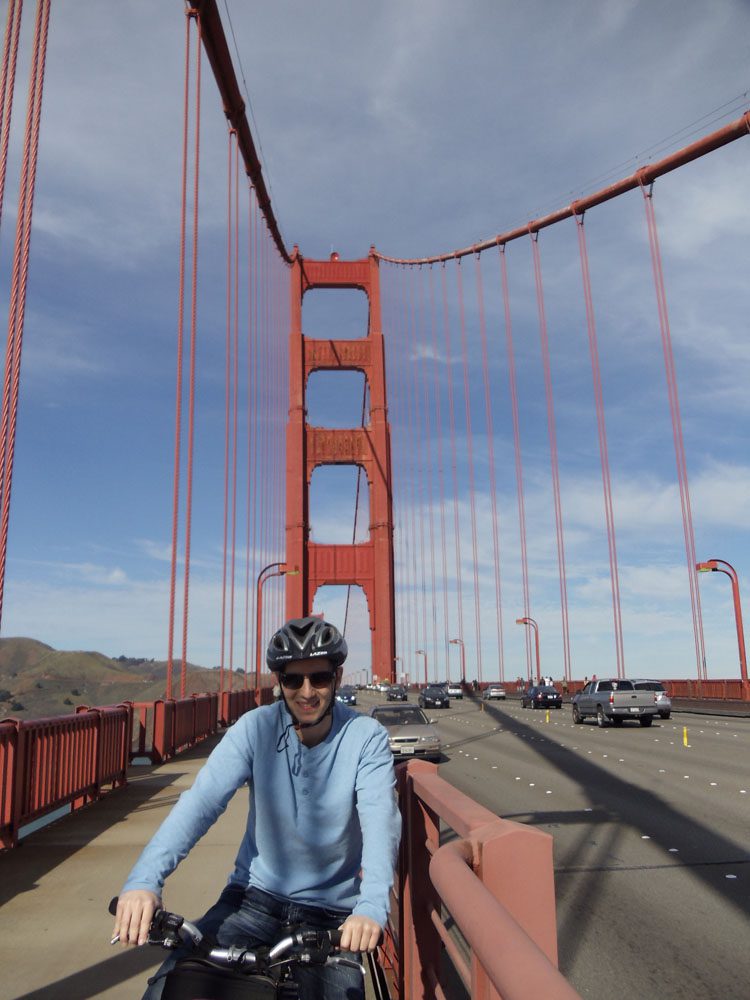 crossing Golden Gate Bridge san francisco 1