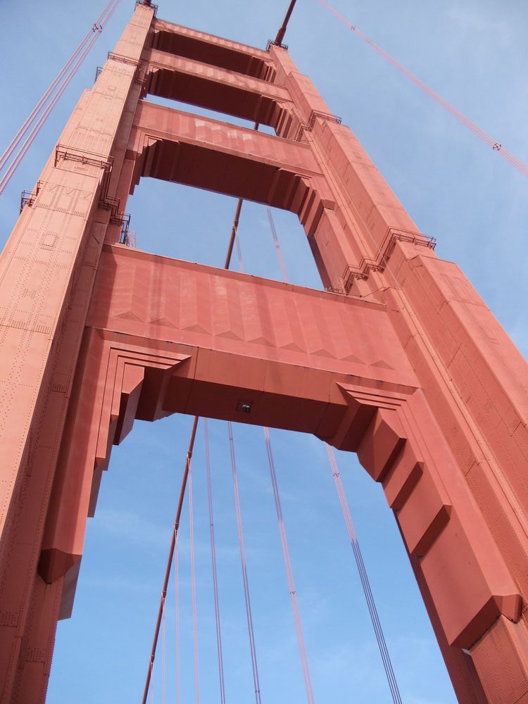 crossing Golden Gate Bridge san francisco 2