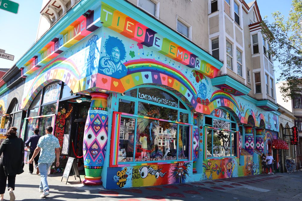 hippy store in Haight-Ashbury san francisco