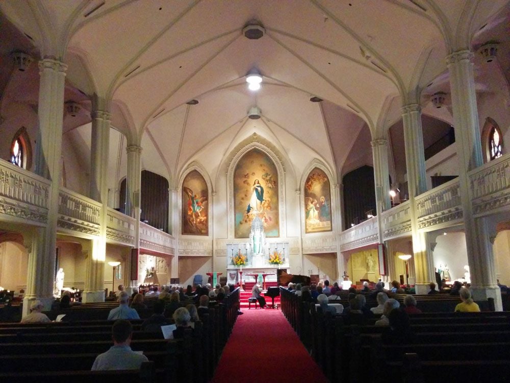 old st marys church san francisco chinatown interior