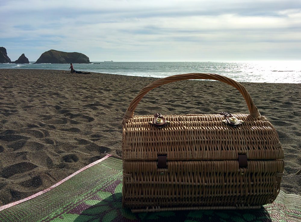 picnic in stinson beach california