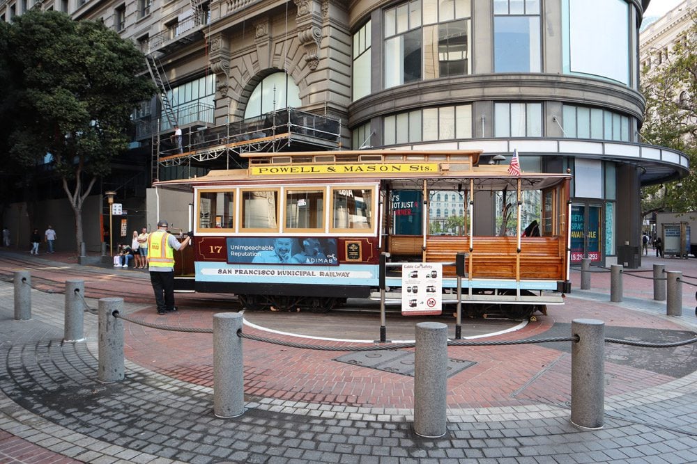 san francisco cable car turnabout station