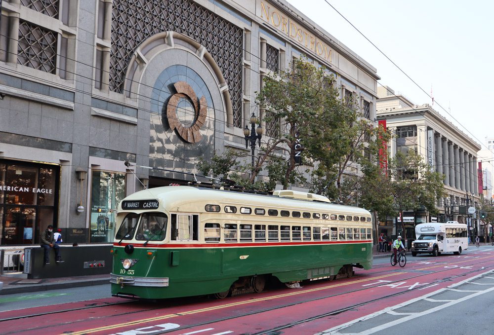 San Francisco Street Car On Market Street X Days In Y   San Francisco Street Car On Market Street 