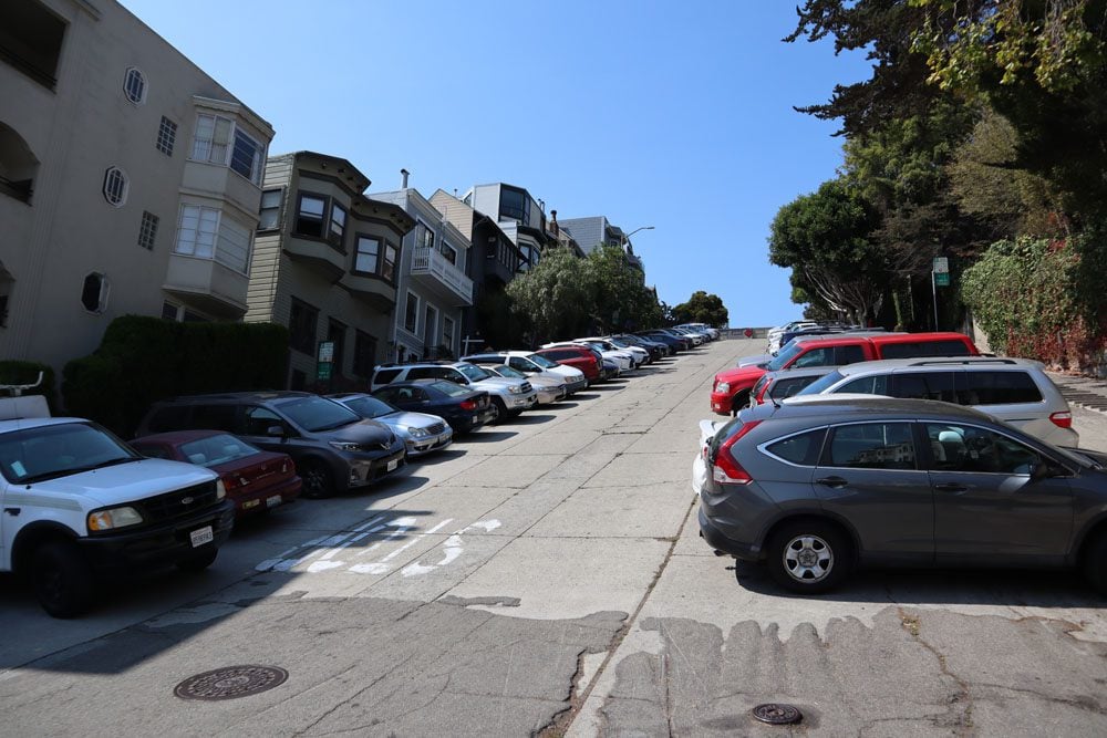 steep streets in nob hill san francisco