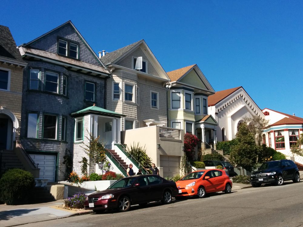 typical san francisco wooden home architecture