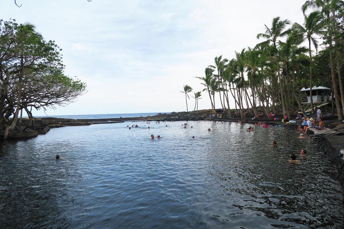 Ahalanui Beach Park Thermal Pool - Big Island Hawaii