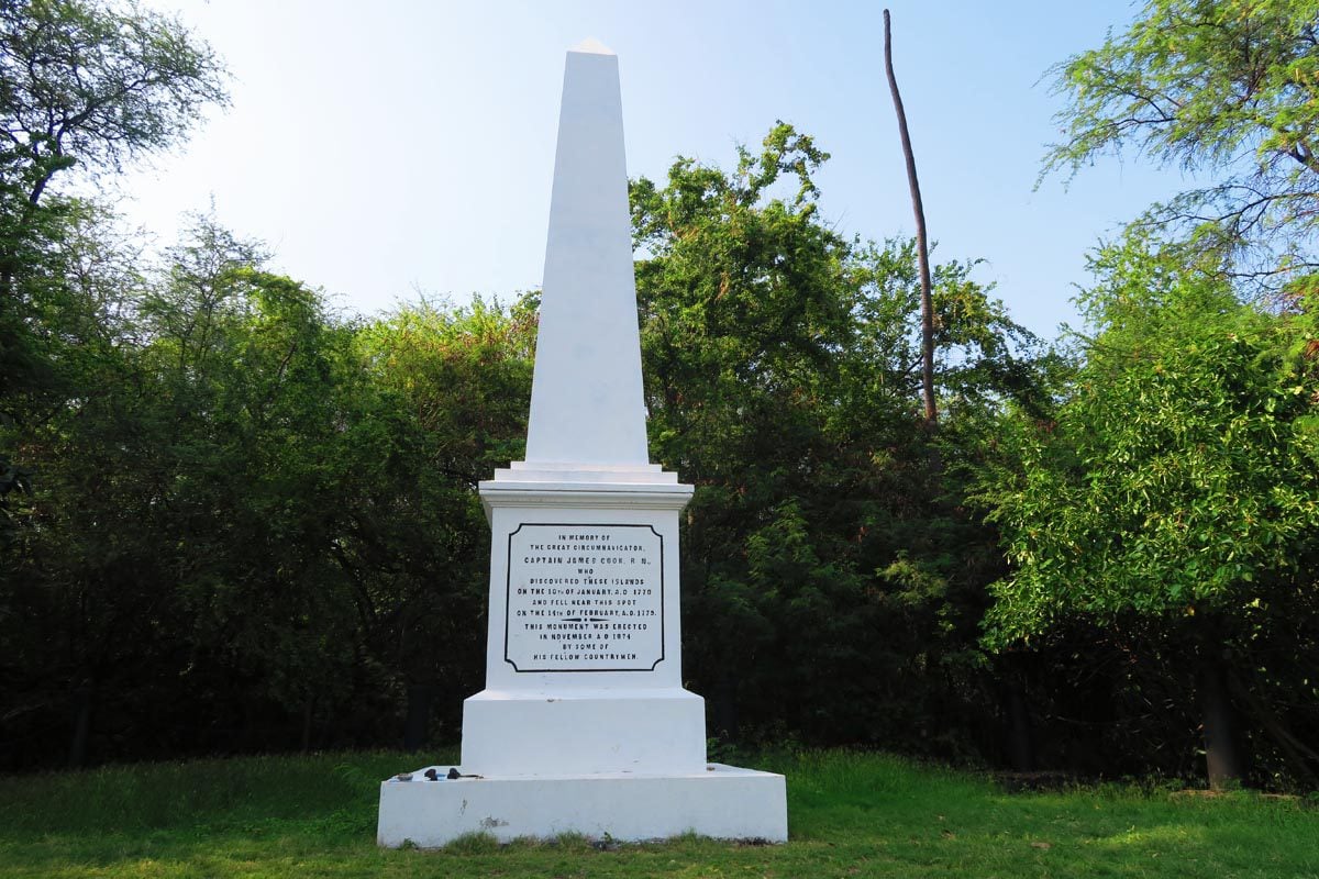 Captain Cook Monument - Big Island Hawaii