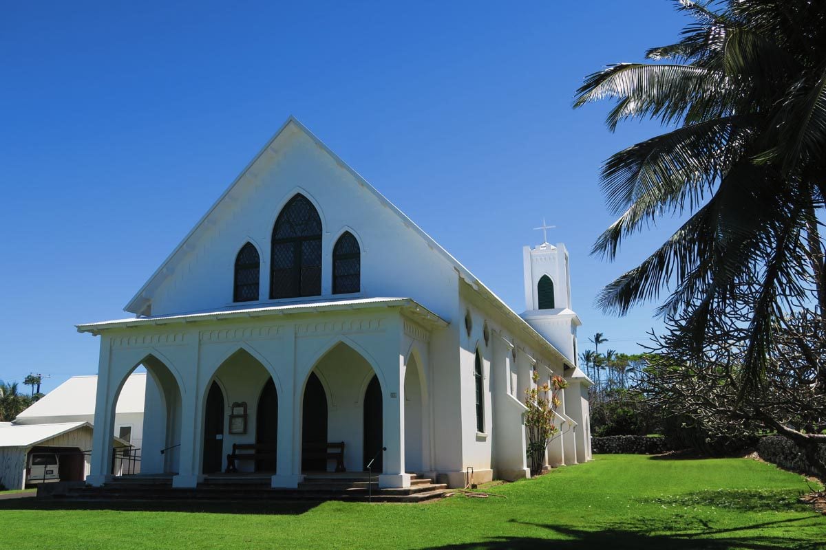 Church in Kalaupapa Vilage - Molokai - Hawaii - Exterior