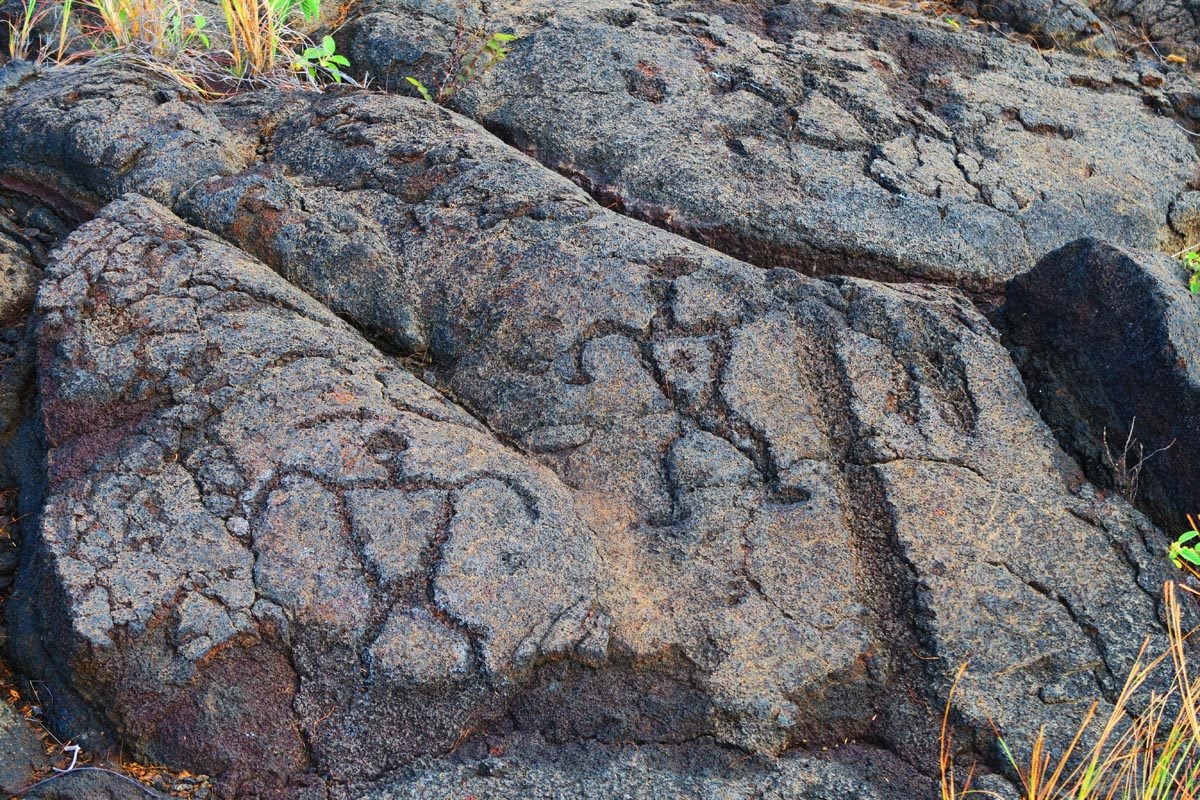 Hawaiian Pu’u Loa Petroglyphs - Volcanoes National Park Big Island