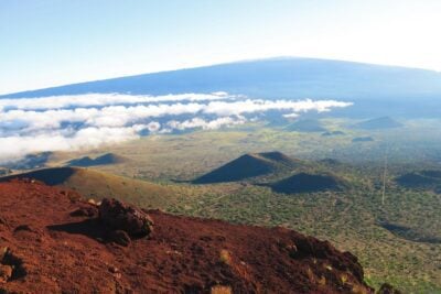 Mauna Loa and craters from Mauna Kea - Big Island Hawaii
