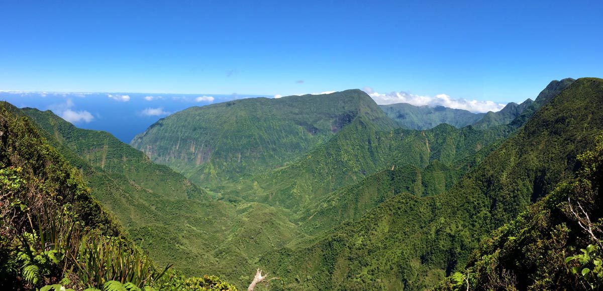 Pelekunu Valley Overlook - Pepeopae Trail - Molokai Hawaii