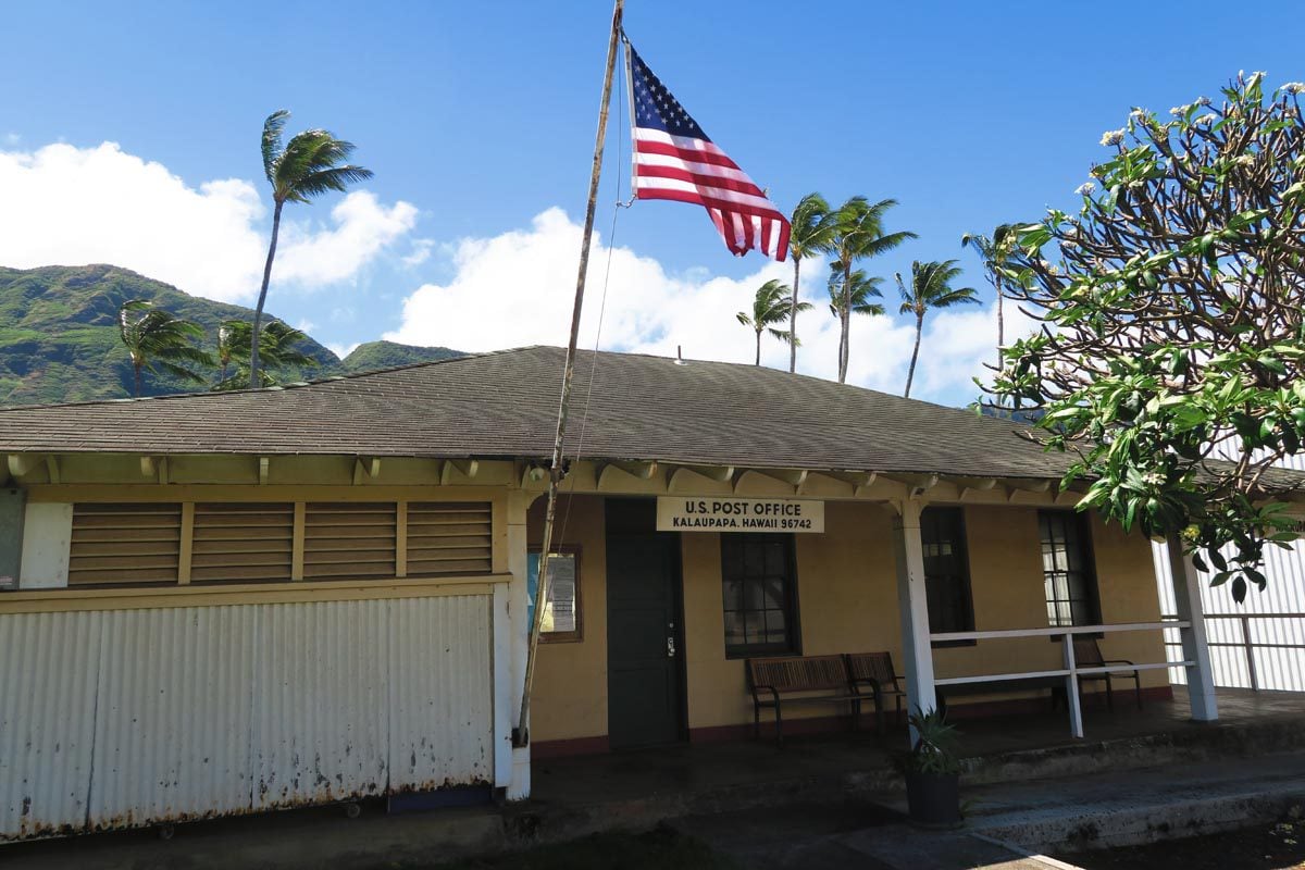 Post office in Kalaupapa Village - Molokai- Hawaii