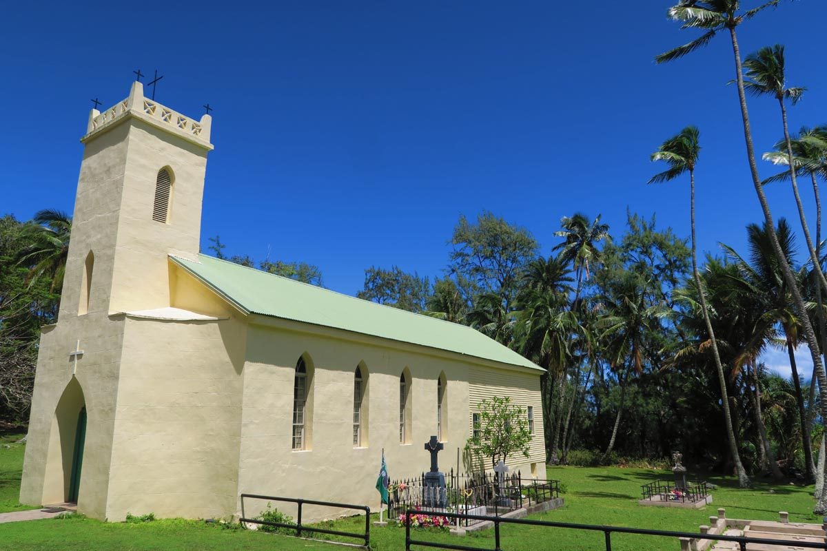 St Philomena Father Damien Church - Exterior - Kalaupapa - Molokai - Hawaii