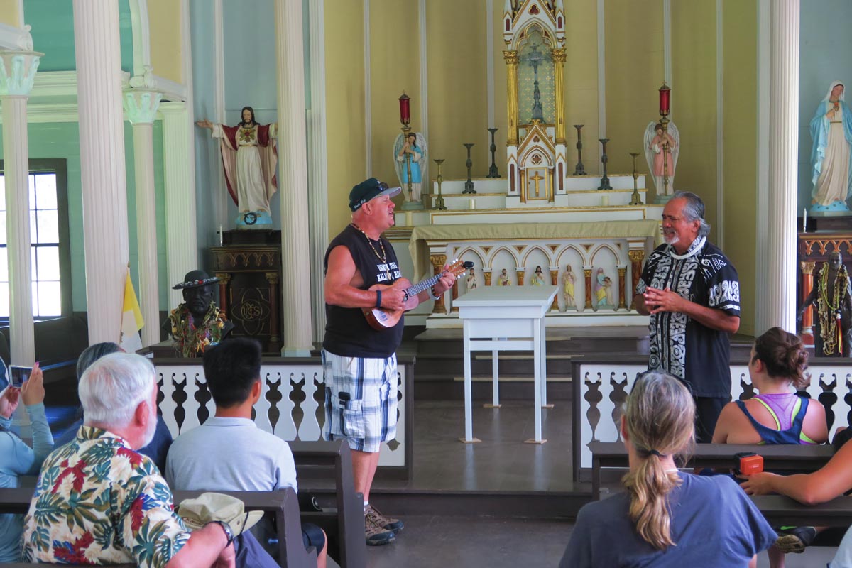 St Philomena Father Damien Church - Interior - Kalaupapa - Molokai - Hawaii