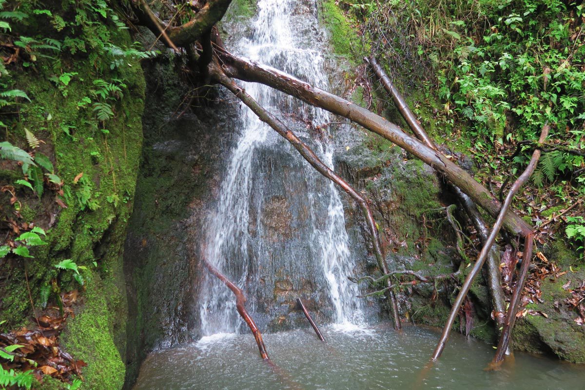 waterfall - Muliwai Trail Hike - Waipio Valley Big Island Hawaii