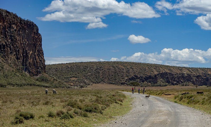 cycling in Hell’s Gate National Park kenya