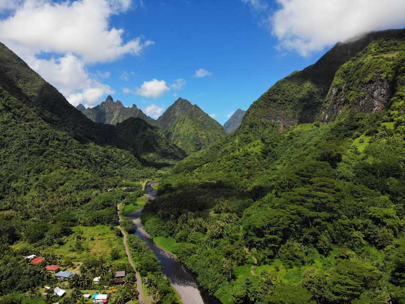 Tautira Valley - Tahiti - French Polyensia