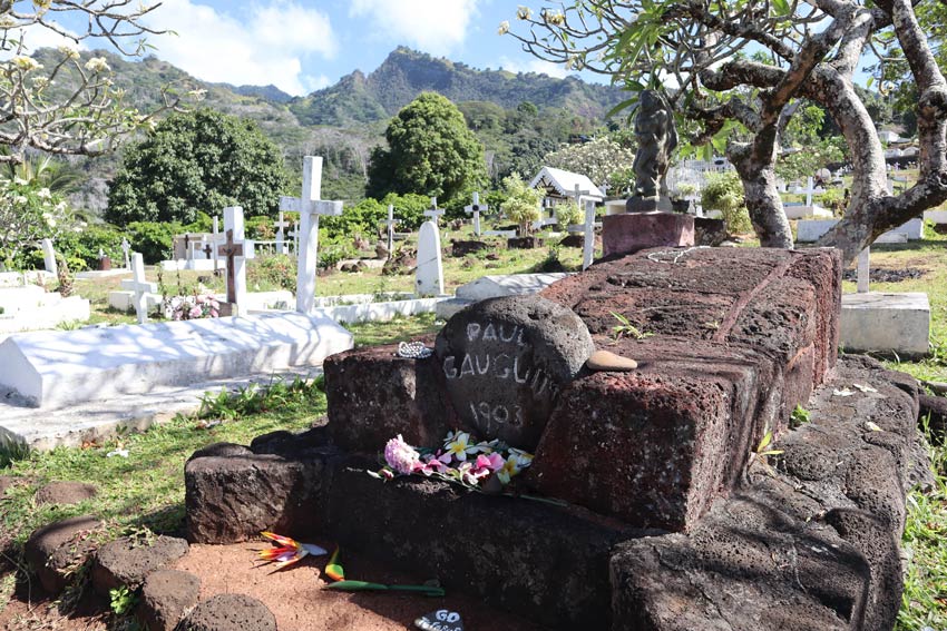 Paul Gauguin grave - Hiva Oa - Marquesas Islands - French Polynesia