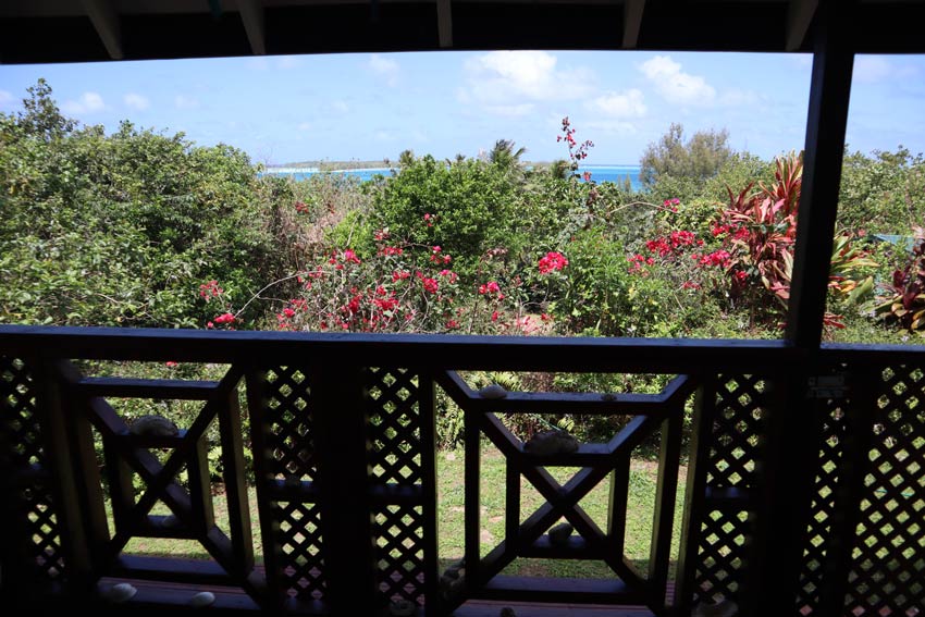 Pension Vaimano - raivavae - austral islands - french polynesia - view from bungalow