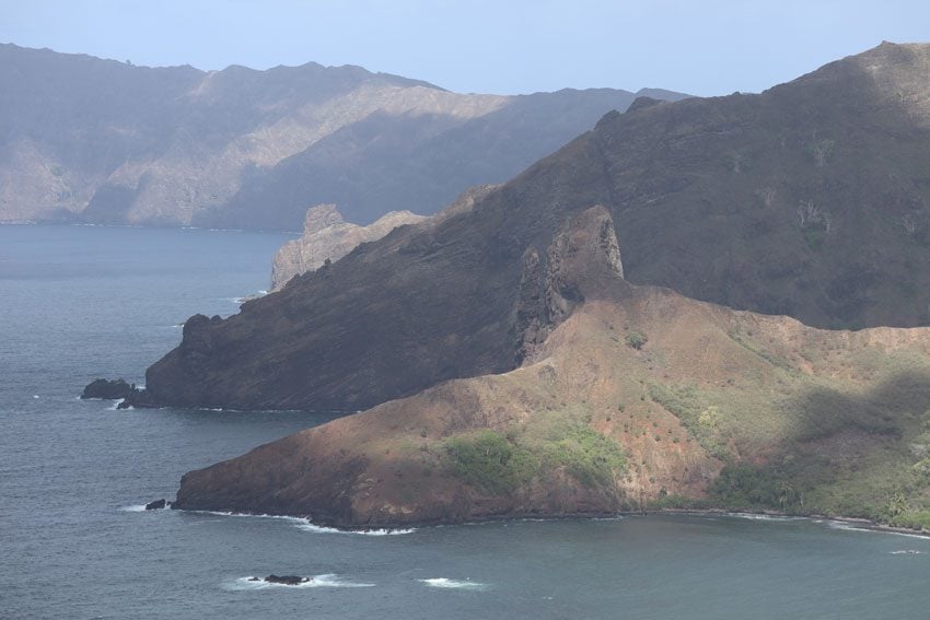 Tall cliff in Puamau - Hiva Oa - Marquesas Islands - French Polynesia