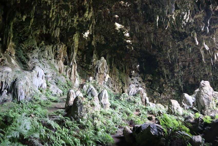 ana aeo - Mitterrand Cave - rurutu - austral islands - french polynesia - interior